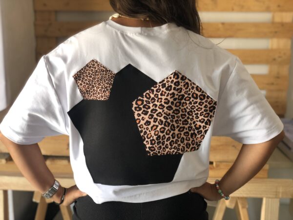 Espalada camiseta mujer leopardo