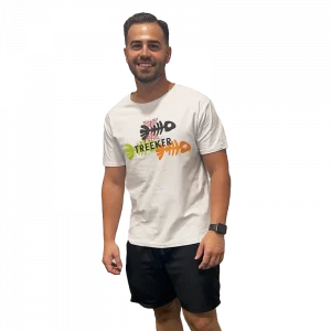 camiseta manga corta raspas
