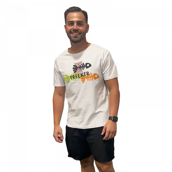 camiseta manga corta raspas